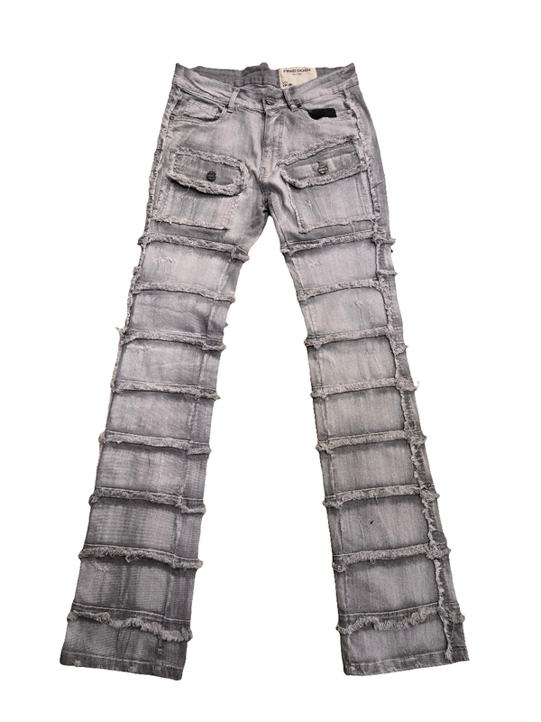 FWRD DENIM STACKED JEANS (GREY)