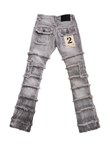 FWRD KIDS STACKED JEANS (GREY)  KIDS