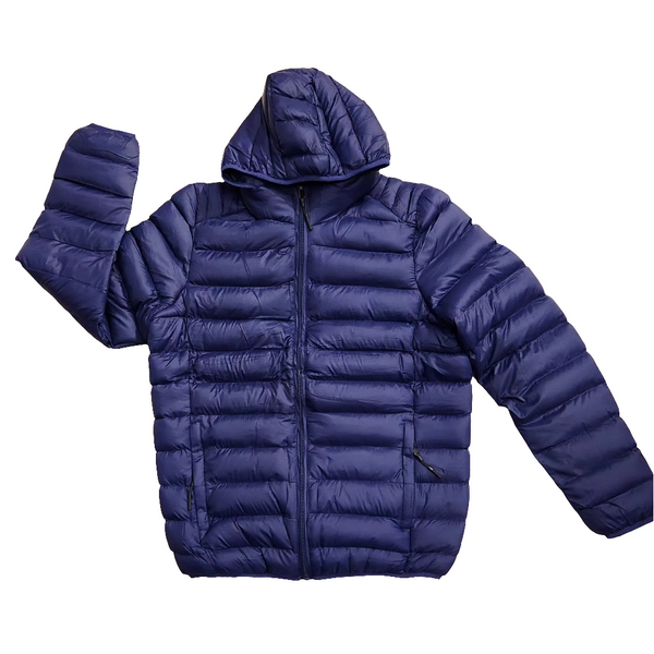 PUFFER JACKET  (BLUE)