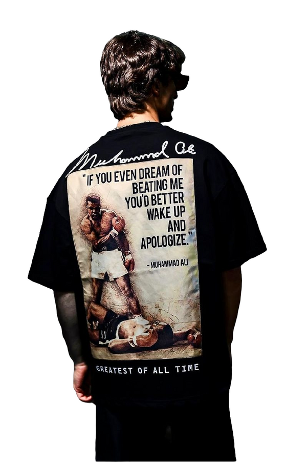 RICH GANG MUHAMMED ALI OVZ TEE (BLACK)
