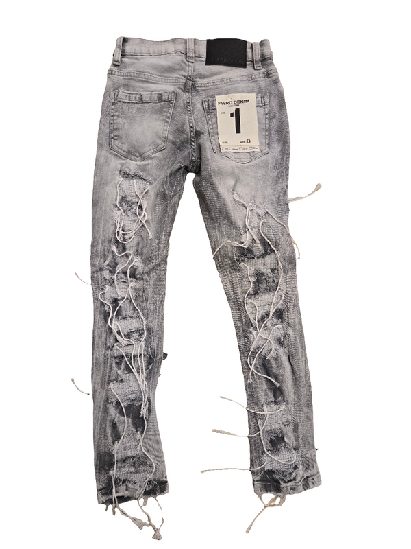 KIDS SLIM JEANS (GREY) KIDS