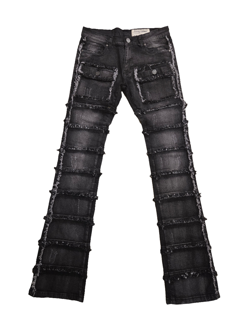 FWRD DENIM STACKED JEANS (WASHED BLACK)