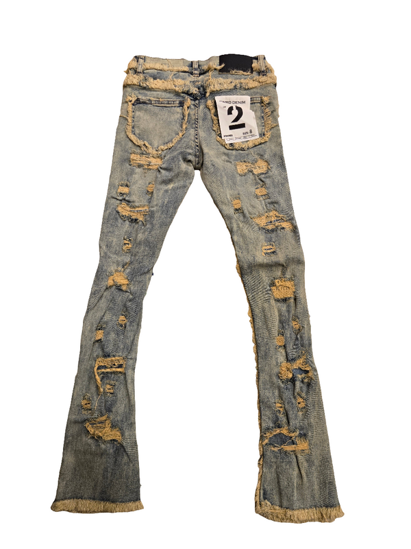 FWRD KIDS STACKED JEANS  (ICE TINT) KIDS