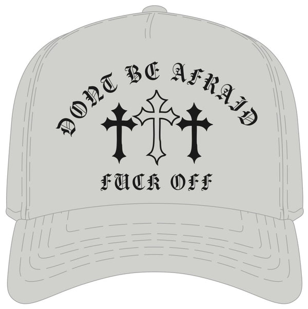 DONE BEING AFRAID SNAPBACK (LIGHT GRAY)