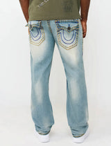 RICKY SUPER FLAP STRAIGHT JEAN (SEAGRASS MEDIUM WASH)