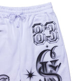 Draft Day Sweatshorts (WHITE)