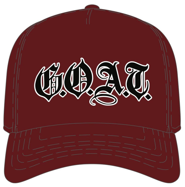 GOAT SNAPBACK (S4477- MAROON)