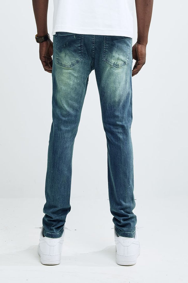 BOY'S RIP AND REPAIR DENIM (TT-50118B) RUSTY BLUE