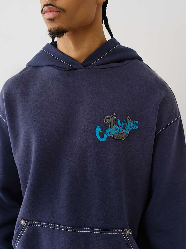 TRUE RELIGION X COOKIES APPLIQUÉ HOODIE