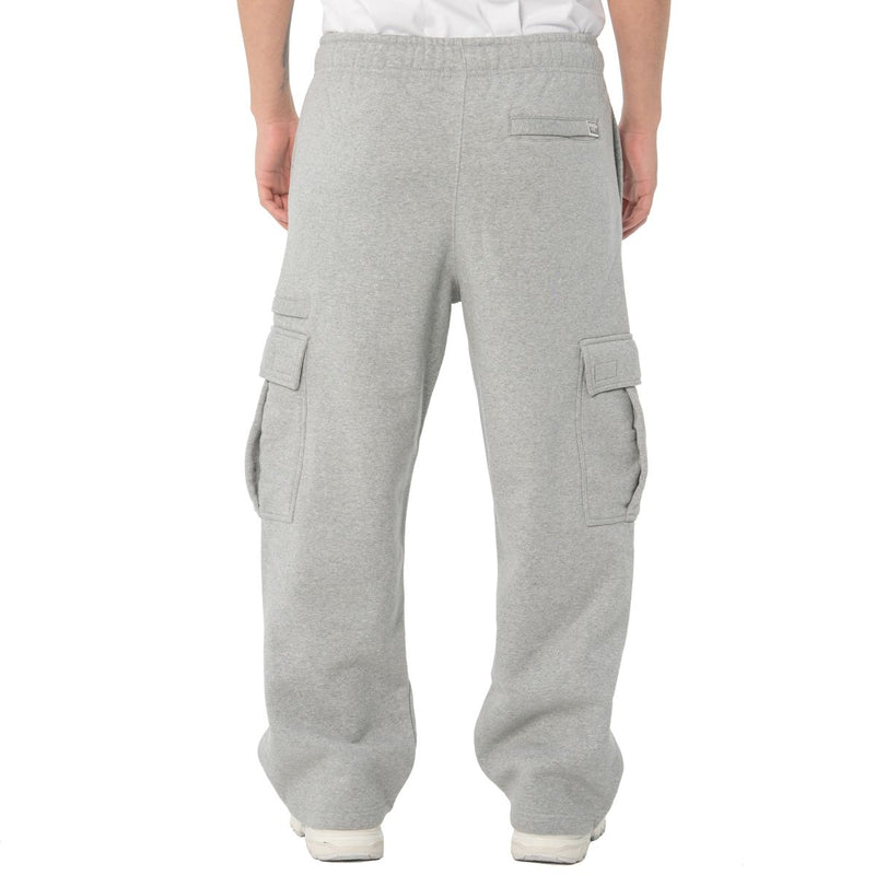 Heavyweight Basic Open Leg Cargo Sweatpants HEATHER GRAY (32PC0404)