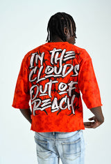 TAKER CROPPED TEE T5221, "ENTREPRENEUR" (RED)
