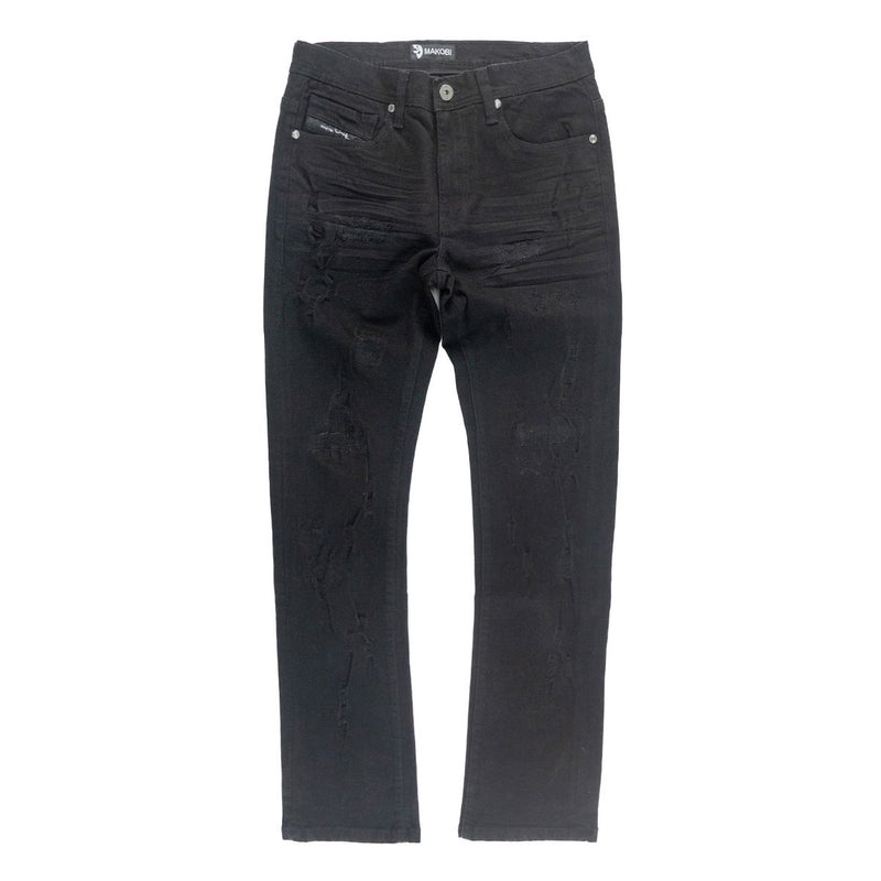 MAKOBI BIONCO JEANS BLACK BLACK (M1753)