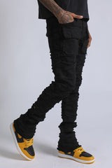 SUPPLY STACKED JEANS JET-BLACK FALCON (SPD25-8)
