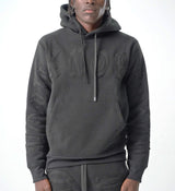 S5201, "NO RISK NO REWARD" PULLOVER HOODIE (S5201) BLACK/BLACK