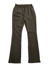 SOLID STACK FLEECE PANTS (OLIVE)