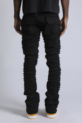 SUPPLY STACKED JEANS JET-BLACK FALCON (SPD25-8)