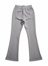 SOLID STACK FLEECE PANTS (GRAY)