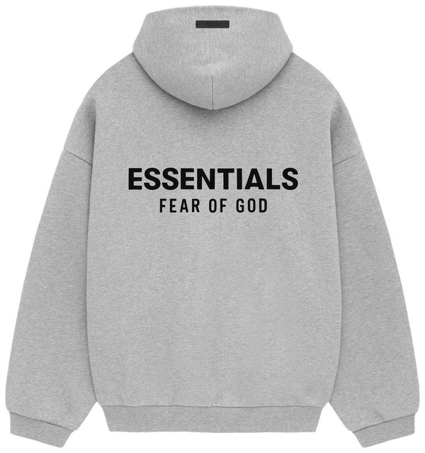 FEAR OF GOD ESSENTIAL HOODIE (LIGHT HEATHER GREY)
