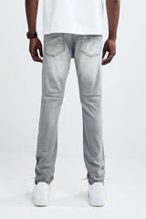 BOY'S RIP AND REPAIR DENIM (TT-50115B) GREY