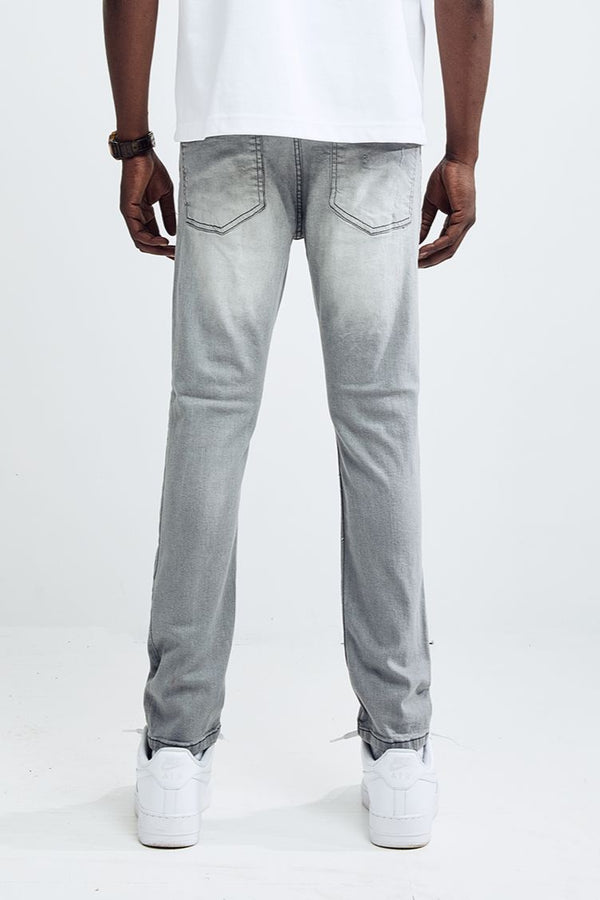 BOY'S RIP AND REPAIR DENIM (TT-50115B) GREY