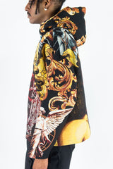 TAPESTRY PULLOVER HOODIE (BLACK)