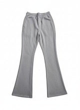 SOLID STACK FLEECE PANTS (GRAY)