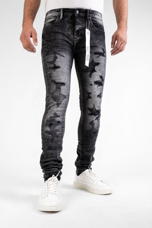 SUPER STRETCH SKINNY - BLACK (DZTR-462 BLACK)