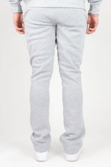 STACKED FLEECE JOGGER (HEATHER GREY)