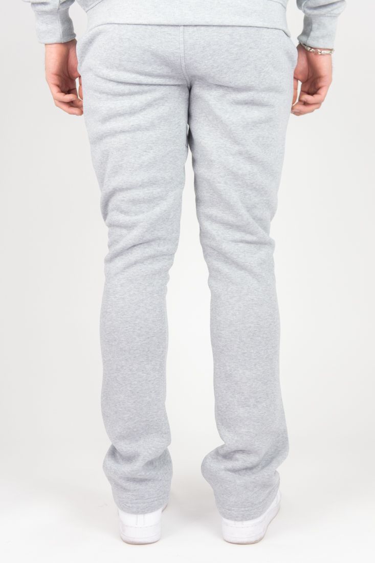 STACKED FLEECE JOGGER (HEATHER GREY)