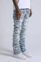 SUPPLY STACKED JEANS LT WASH FALCON (SPD25-8)