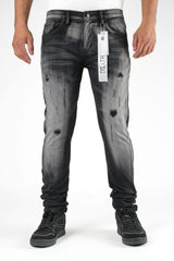 SUPER STRETCH DENIM - SLIM FIT - BLACK
