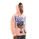 Unruly Life Cropped Hoodie LIGHT  PINK
