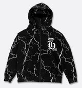 Lightning Angel - Zip Hoodie (BLACK)