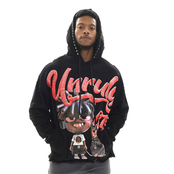 Unruly Life Cropped Hoodie