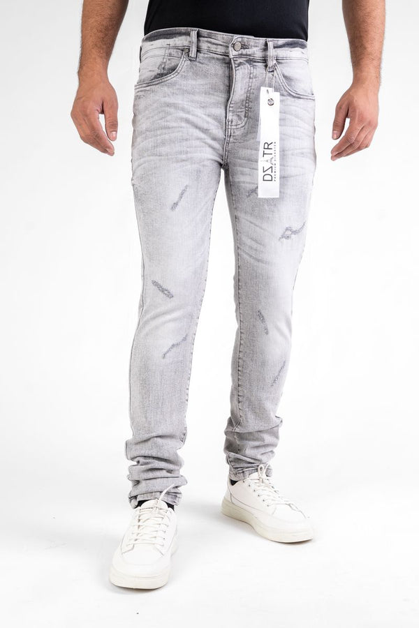 SUPER STRETCH SKINNY - GREY (DZTR-464 GREY)