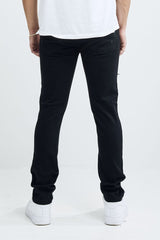 BOY'S RIP AND REPAIR DENIM (TT-50118B) JET BLACK