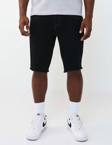 RICKY SN FLAP SHORT FRAY HEM (Body Rinse Black) 110237