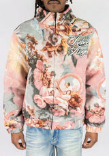 R.STONE - ANGELS TAPESTRY PUFFER JKT (PINK)