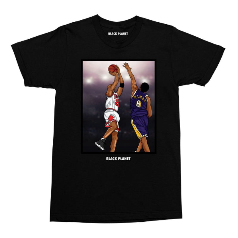 BLACK PLANET TEE FADE AWAY (BLACK)