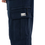 Heavyweight Basic Open Leg Cargo Sweatpants BLACK (32PC0404)