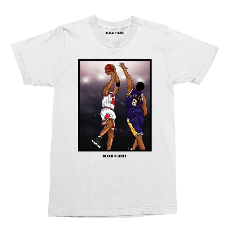 BLACK PLANET TEE FADE AWAY (WHITE)