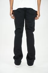 STACKED FLEECE JOGGER (BLACK)