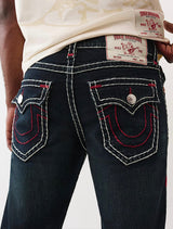 BILLY SUPER T FLAP BOOTCUT JEAN (DARK WASH)