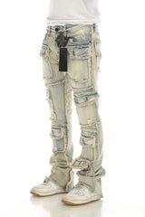 Khaki 7 PKT Stacked Flare (7PKT - 001)