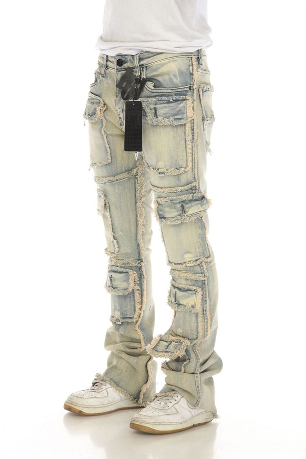 Khaki 7 PKT Stacked Flare (7PKT - 001)