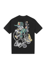 Kids Black Label "REBEL DUCK" Crew Neck T-Shirt (Black)