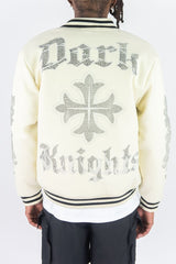 R.STONE VARSITY JKT (CREAM)