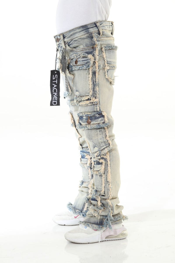 Stack Flare 7 Pkt KHAKI (2 TO 7)