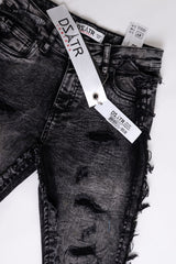 KIDS STACKED JEANS -BLACK