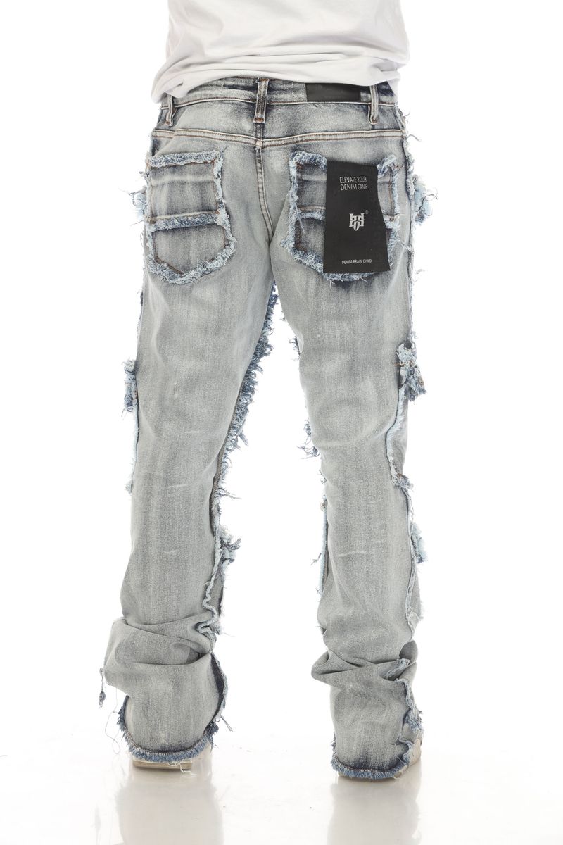 Stacked Flare 7 PKT Light Wash (7PKT - 02
